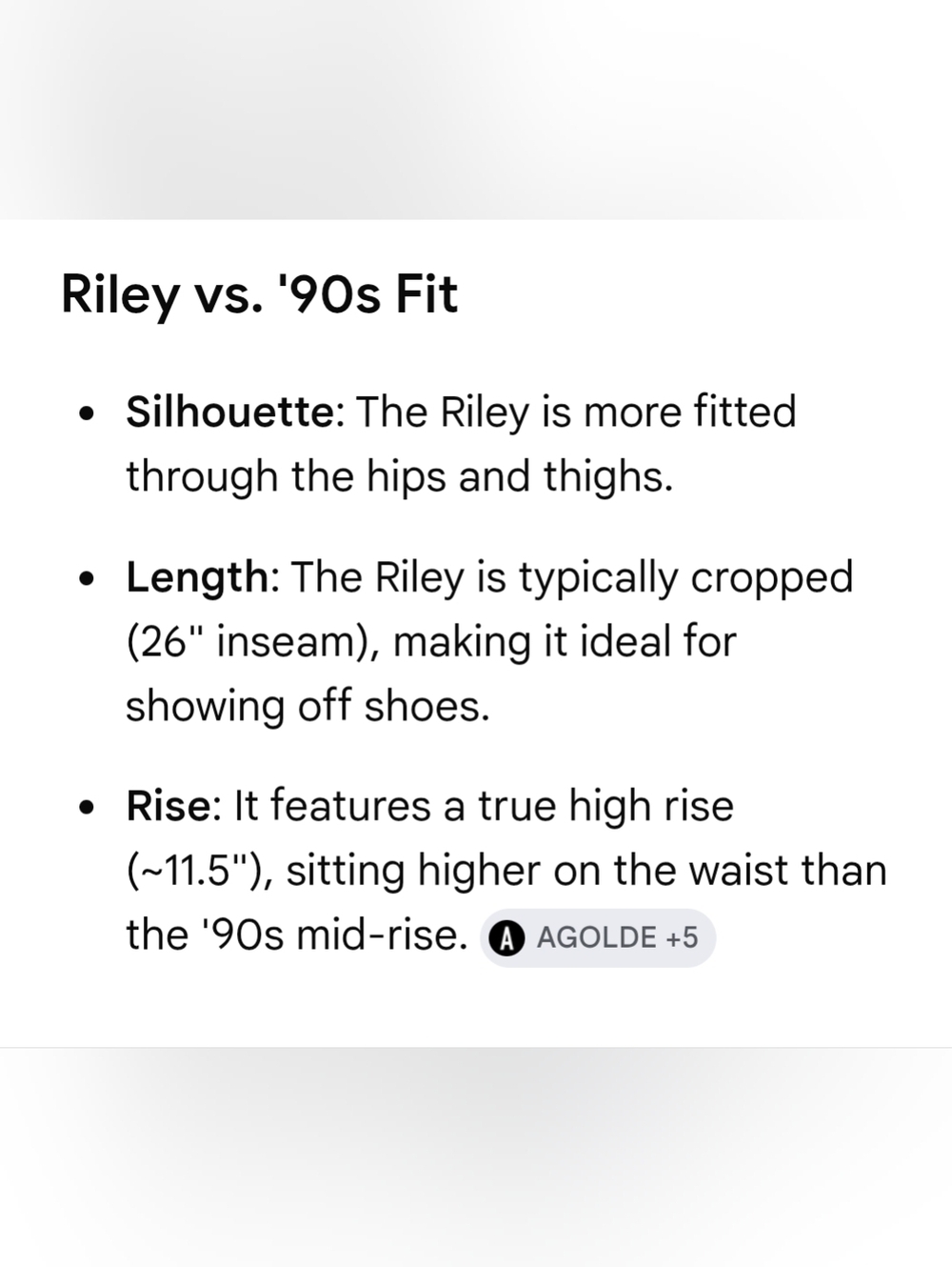 Agolde " Riley" In Veil Distressed Jeans, Size 28 - Picture 10 of 10